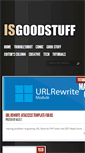 Mobile Screenshot of isgoodstuff.com