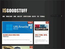 Tablet Screenshot of isgoodstuff.com